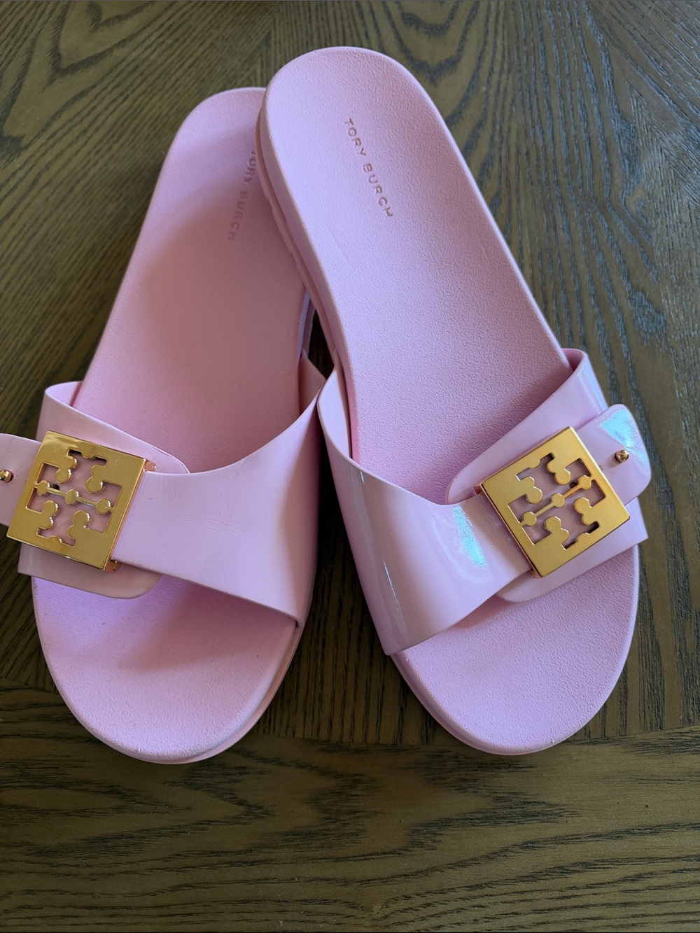 Pale Pink Tory Burch Slides